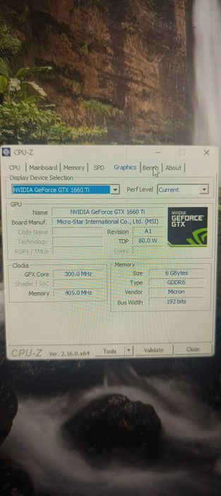 MSI GF65 Thin i7-10750H / GTX 1660 Ti 6GB / 16GB RAM /SSD 512GB