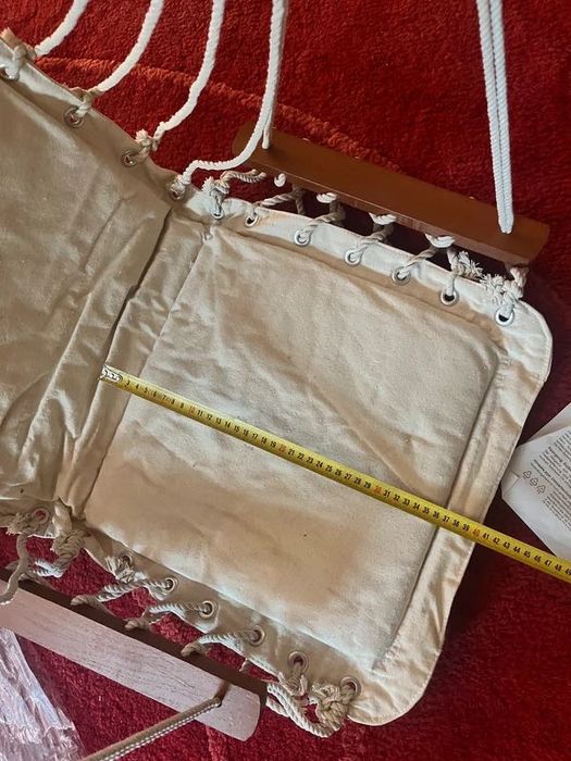 Leagan Swinger suspendat. Bumbac. Nou