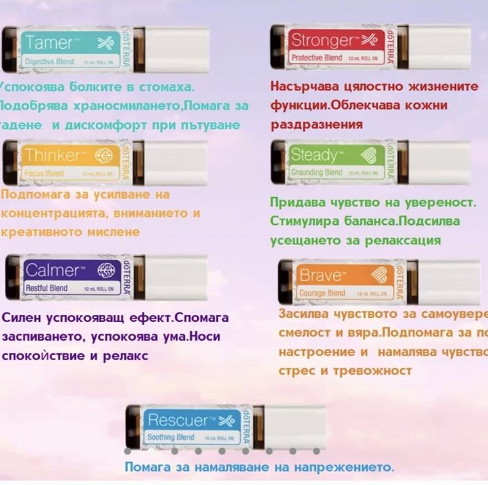 Ролони за деца на Doterra