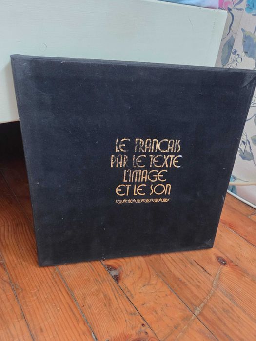 (Balkan Ton) 5 Стари Френски Грамофонни Плочи В Седефена Кутия