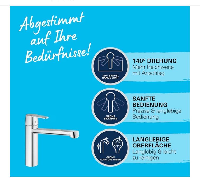 Grohe, смесител. Нов!