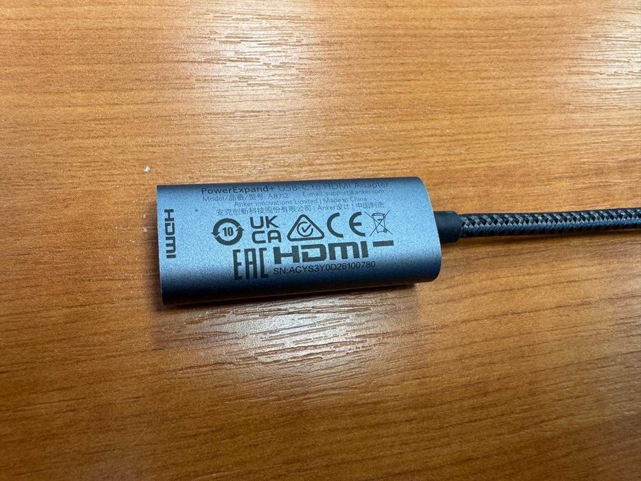 Adaptor Anker PowerExpand+ USB-C la HDMI, Aluminiu, 4K 60Hz