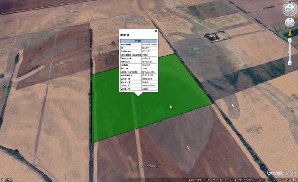 [TOATĂ ȚARA] Servicii APIA 2026: Fișiere Shape, KMZ & Registre ONLINE