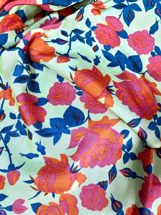 Крепсатин советский, натуральные ткани из сундуков, чистые