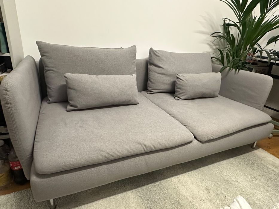 Canapea IKEA Söderhamn 3 locuri gri stare excelenta