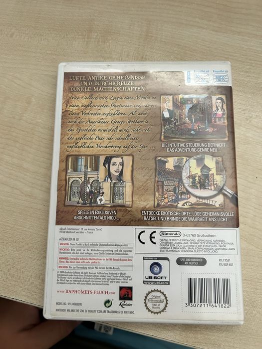 Vand joc  baphomets fluch  pentru nintendo wii