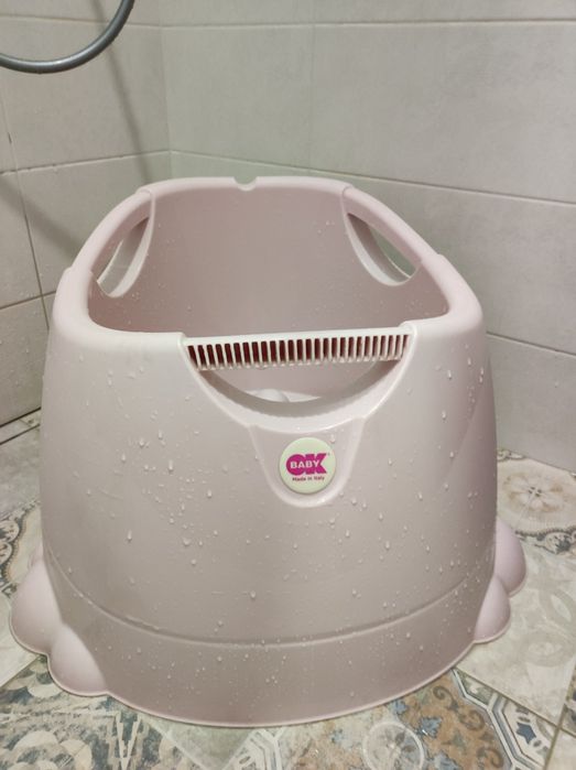 OK Baby Вана за къпане, бледо розова