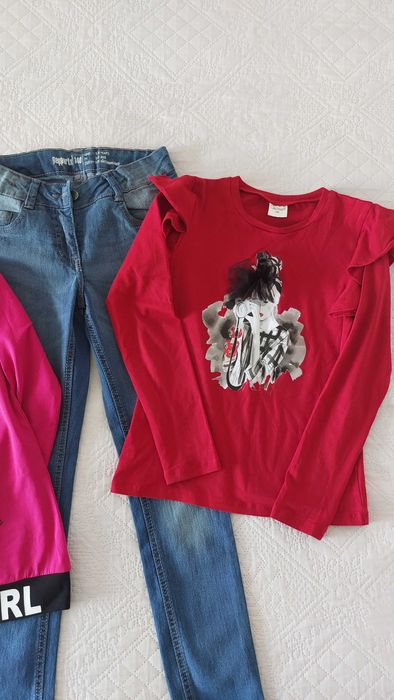 Блузки и дънки за момиче