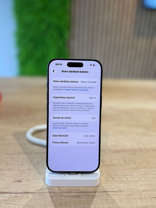 **ATSGSM.RO**iPhone 17 PRO 256Gb Deep blue/Baterie100%/Fact+Gar 12 luni