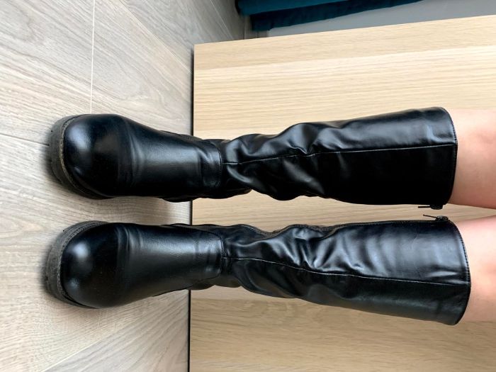 Cizme dama piele ecologica Negru Marime 37 Koton