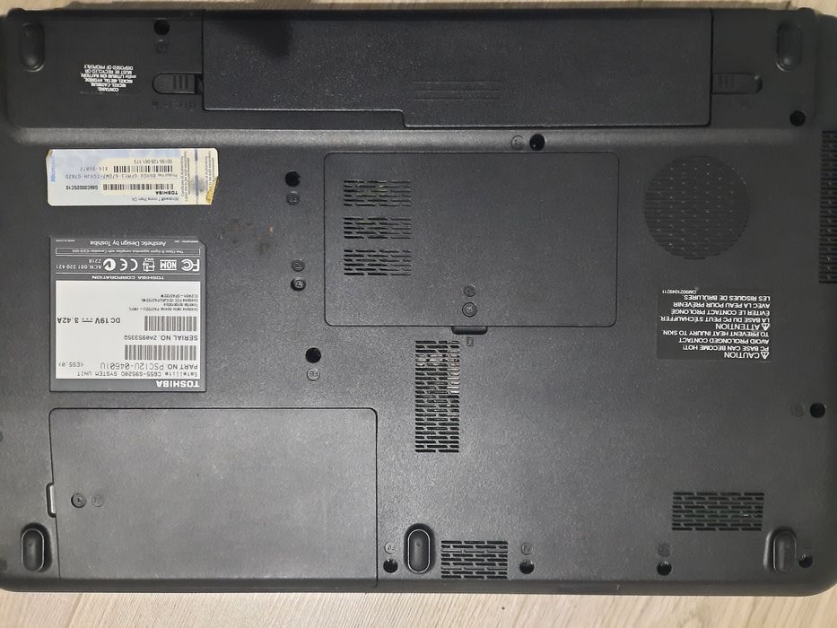 Laptop Toshiba Defect