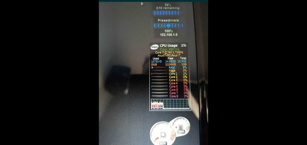 Vând laptop Asus i7, ssd, 16gb ram