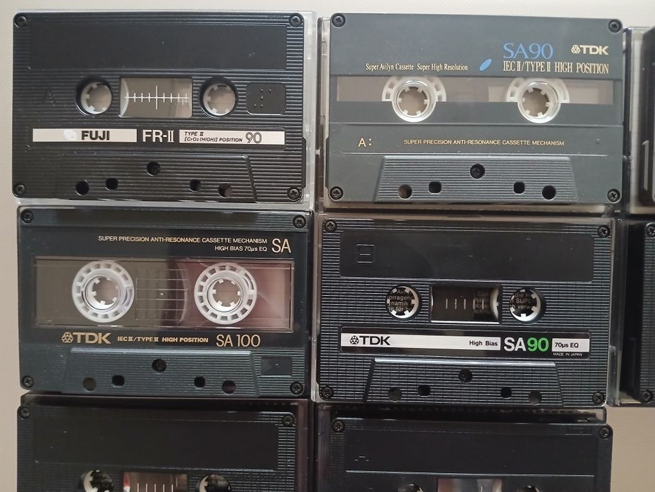 Lot de 8 Casete Audio  Chromdioxid