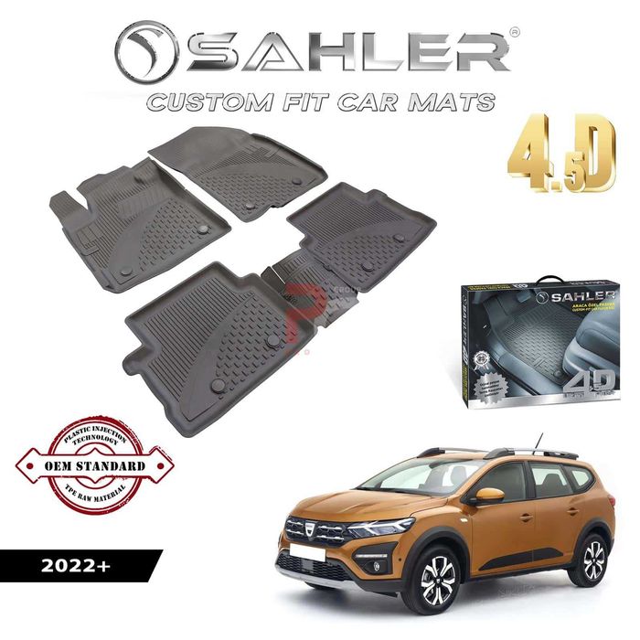 Гумени стелки за Dacia Jogger / Дачия Джогер / 2022+ тип леген / висок борд