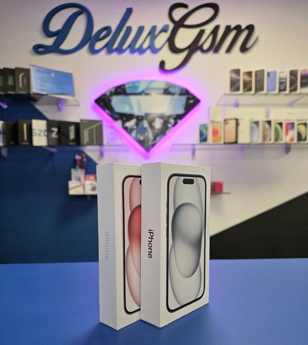 Iphone 15 / Pink/Black / sigilat / DeluxGSM
