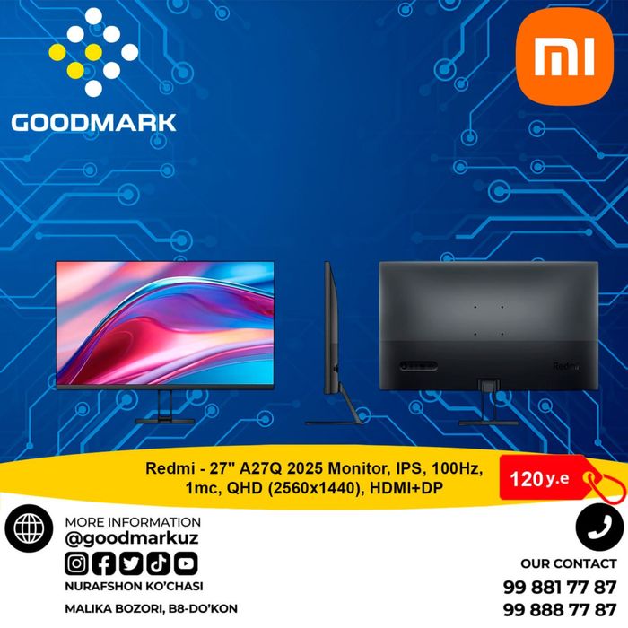 Redmi - 27" A27Q 2025 2K 100hz