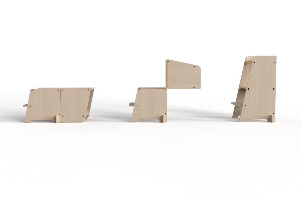 Учебна кула Bend 2в1 Монтесори