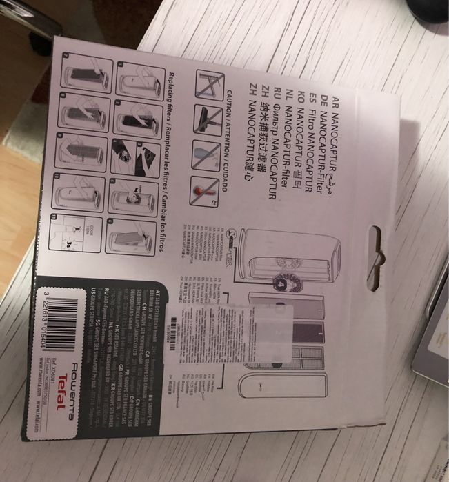 Filtru NanoCaptur pentru purificator rowenta