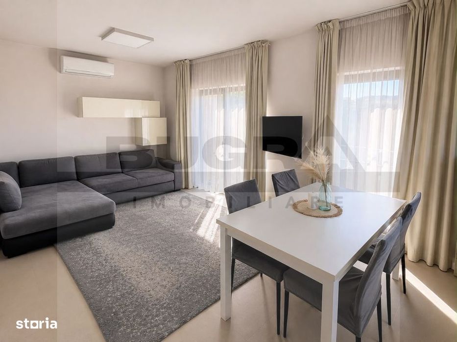 Apartament 3 camere modern - 70mp, 2 balcoane, terasa, zona Borhanci — fotografia 1