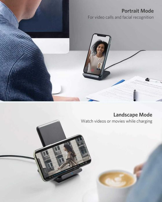 Anker 313 A2524 Wireless Power Bank безжично зарядно за телефон NEW стенд стоящо зарядно