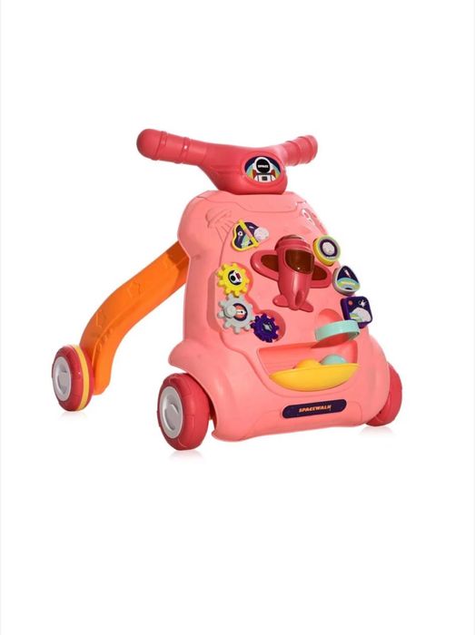 Antemergator premergator Lorelli cu centru de activitati Space Pink