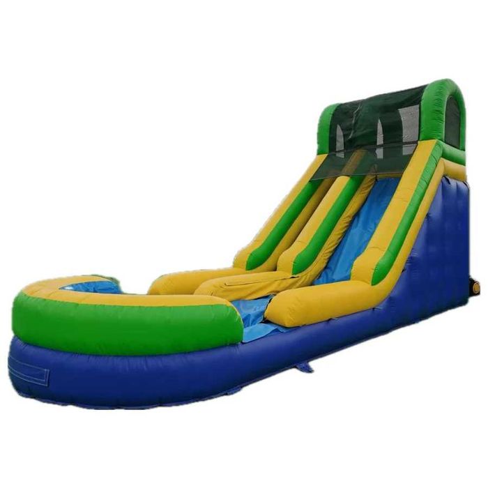 Tobogan Gonflabil cu Piscină Cascada Veseliei