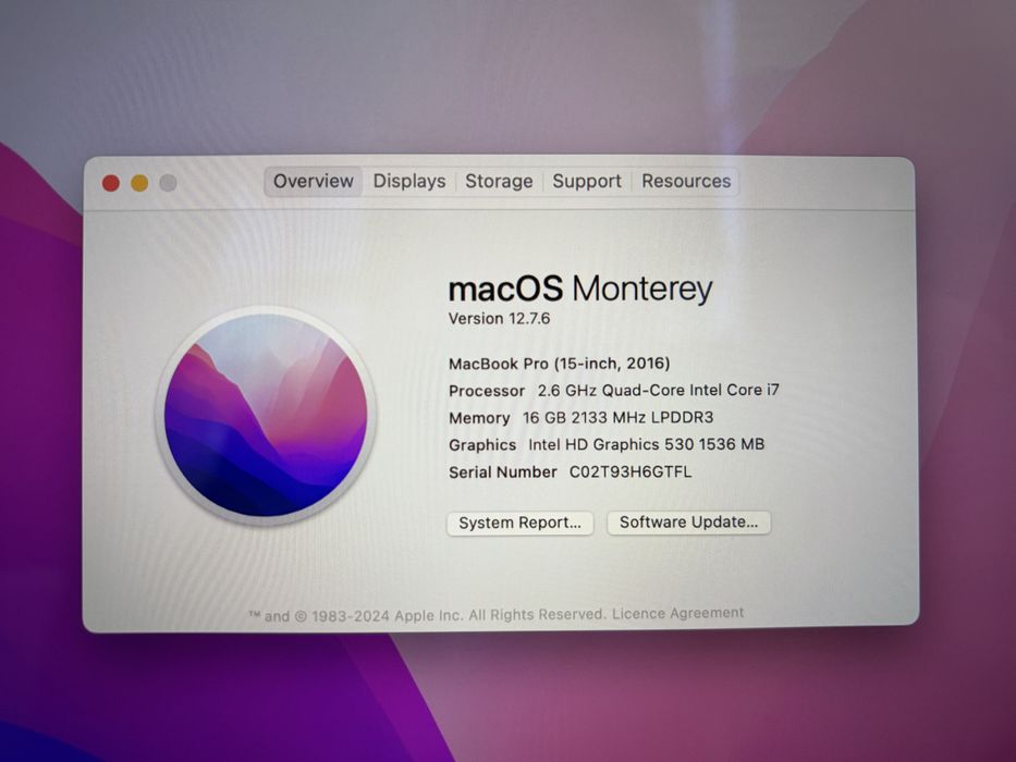 Apple Macbook Pro 15 “ i7 Макбук Про