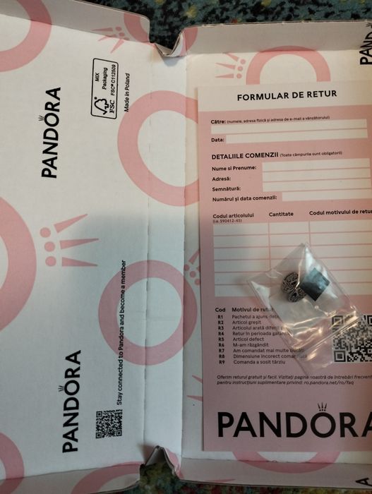 Cercei dama argint Pandora