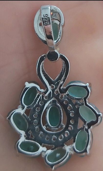 Pandantiv damă nou superb din argint stantat 925