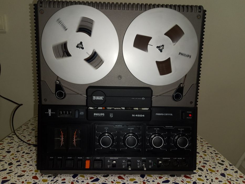 Linie audio! Magnetofon Philips N 4504, Amplituner Denon și Boxe
