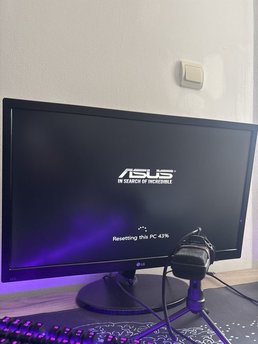 Pc gaming Asus + monitor,microfon