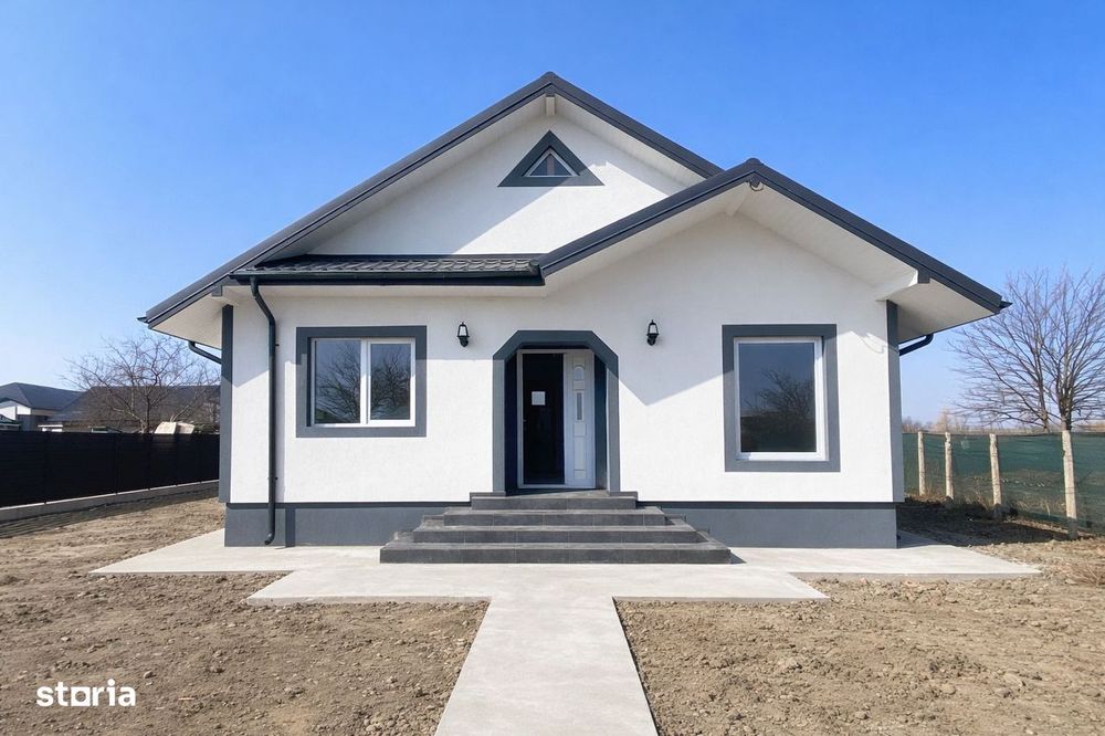 Casa Voinesti Iasi 3 camere ASFALT si CANALIZARE/incalzire pardoseala