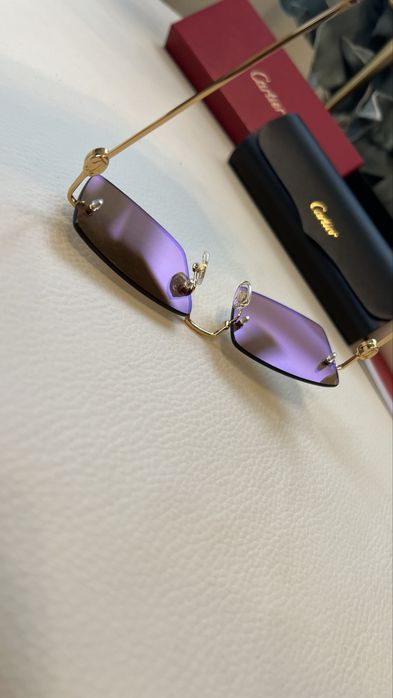 Cartier CT0367S ochelari de soare noi lentile rame rimless