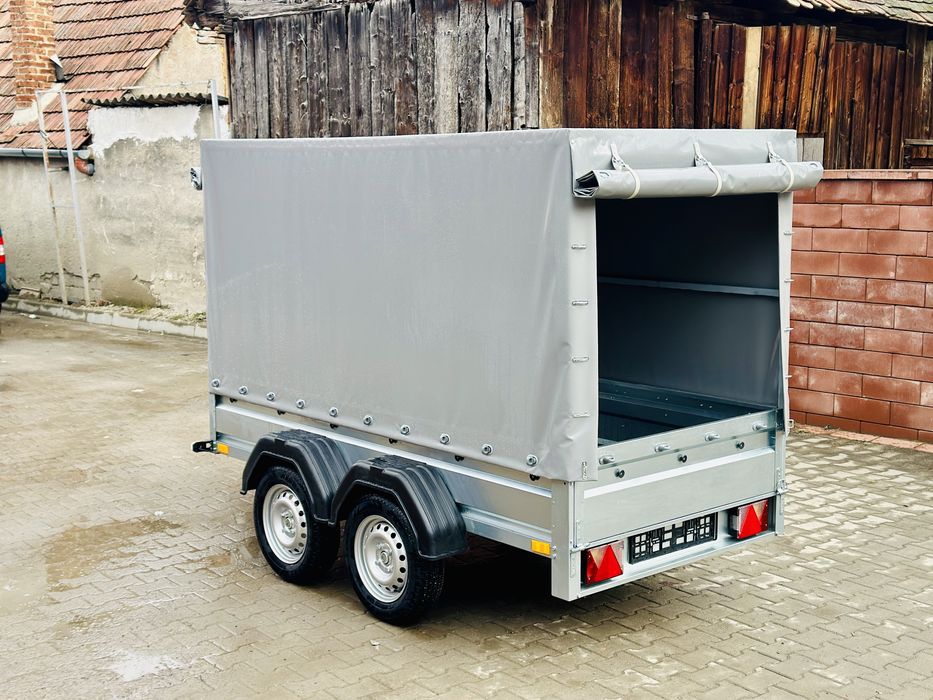 Remorca 2 axe 750 kg NOUA categoria: B