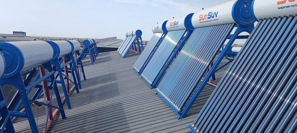 Солнечный водонагреватель quyosh suv isitgichlari