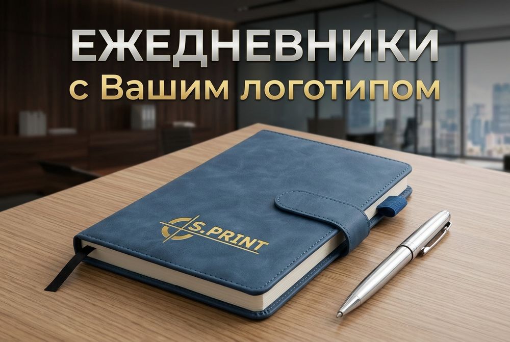 Ежедневники с вашим логотипом