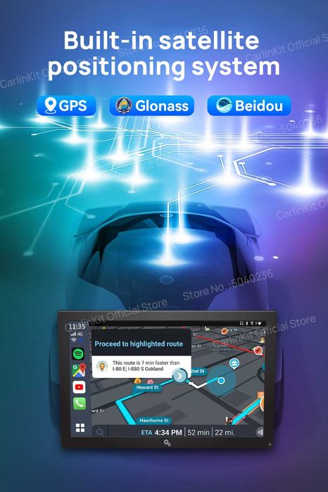 Tbox LED - Carlinkit Android 13 Безжичен Carplay Android Auto Adapter ...