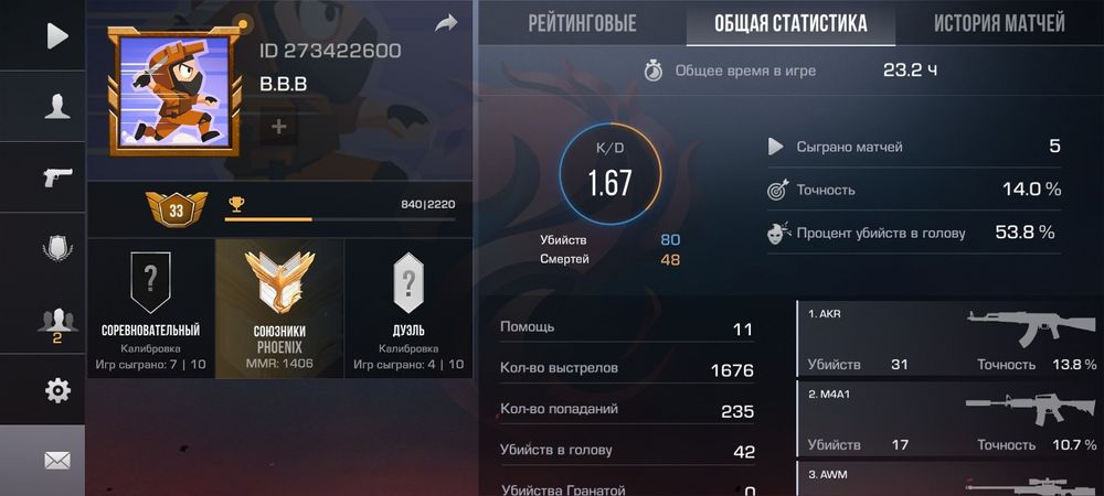 Продажа аккаунт стандофф2