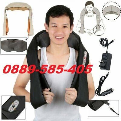 Black Edition 6D Шиацу Масажор за цяло тяло масаж врат гръб 16 глави