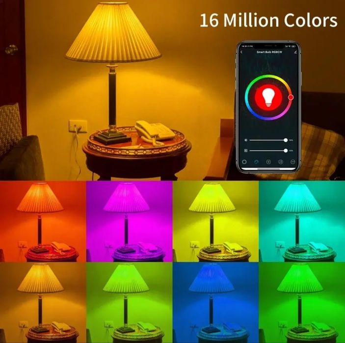 Tuya RGB Wi-Fi лампа E27