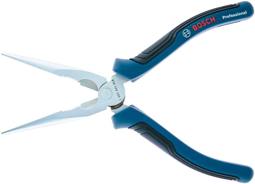 Bosch Professional синя серия клещи с дълга човка и резачки, Германия
