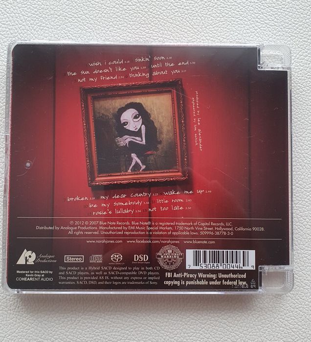 Vand SACD Norah Jones Not too late