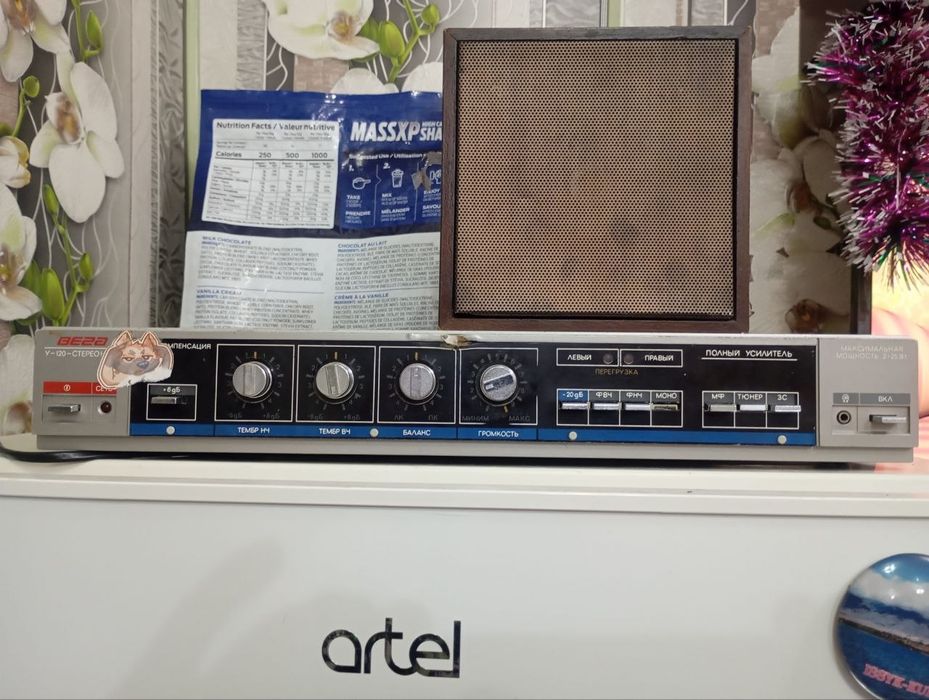 Колонки  радиотехника s30 и усилитель вега