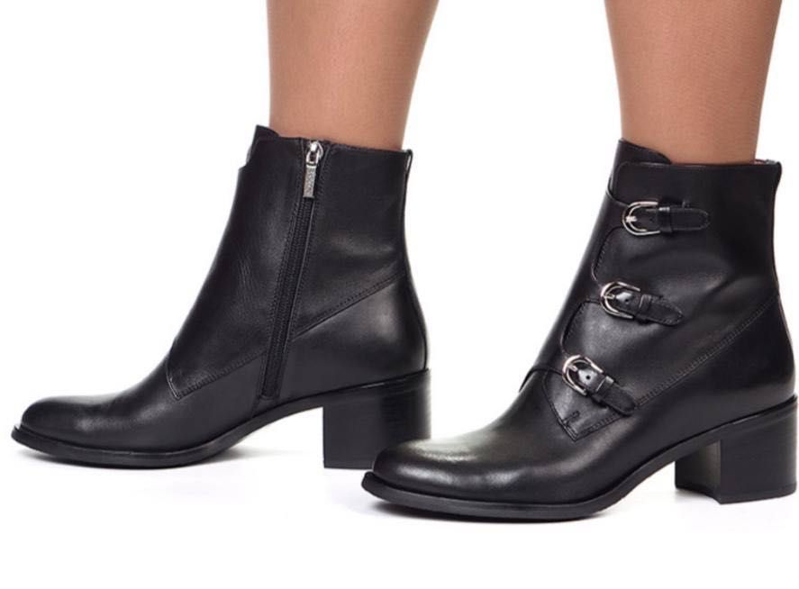 Демисезонные полусапожки, натуральная кожа (Италия )