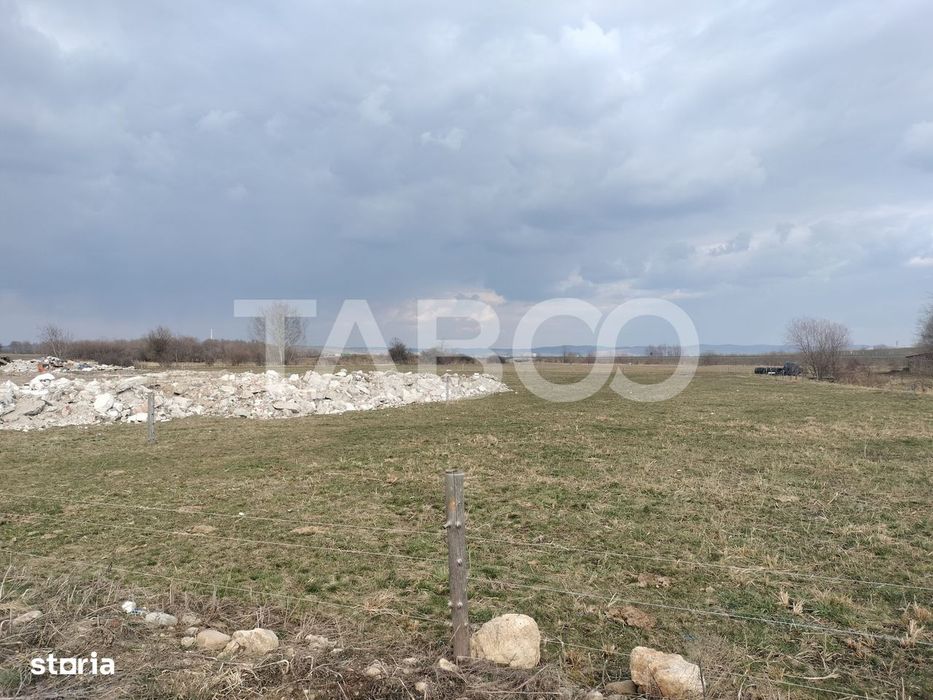Teren de vanzare 16310 mp cu front stradal 157 ml in Sibiu