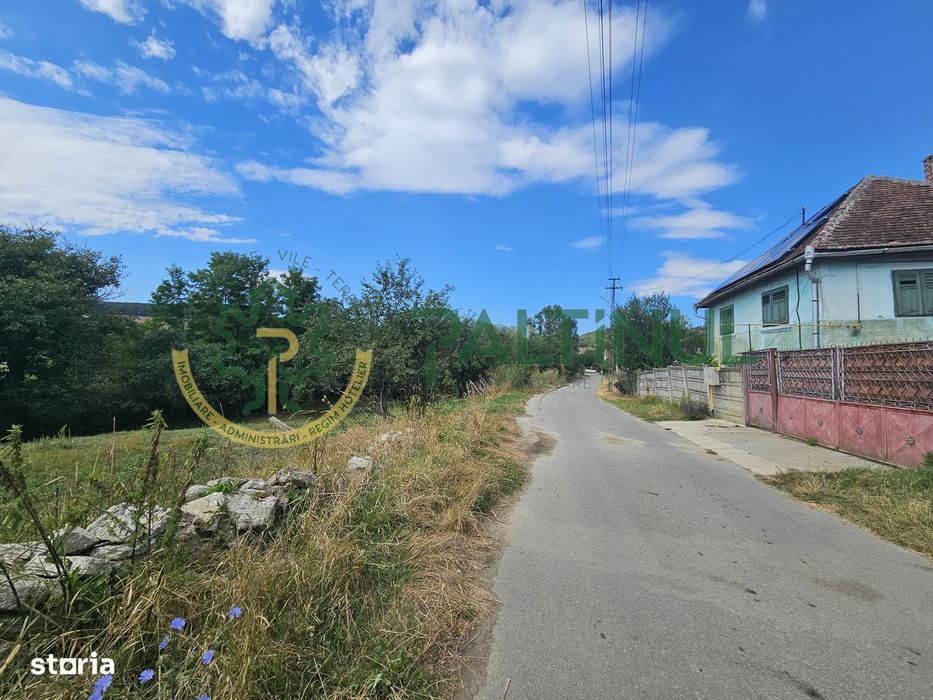 Teren intravilan de vânzare în Alămor, Sibiu, deschidere generoasă, ut