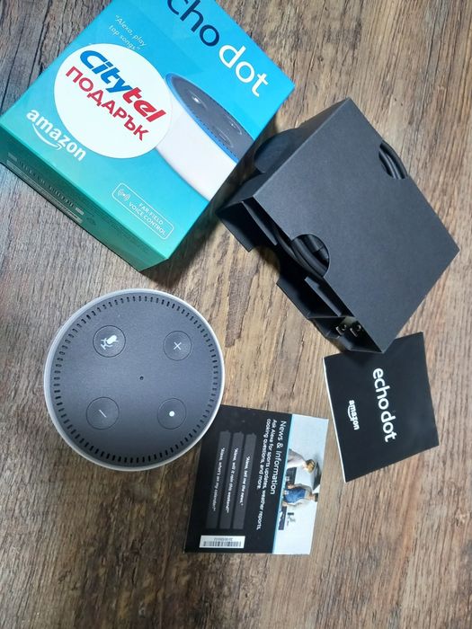 НОВА Amazon echo dot 2 блутут wi-fi колонка