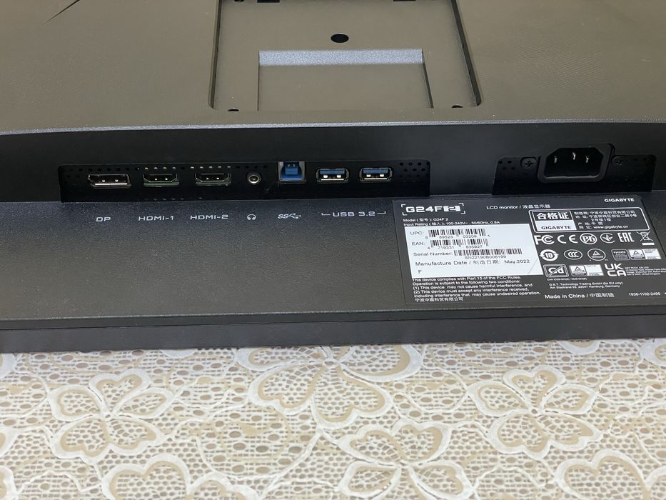 Monitor GIGABYTE G24F2 180Hz (OC)