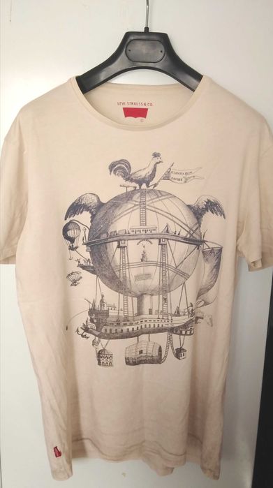 Tricou original LEVIS Strauss , bumbac calitativ, mar. M, L