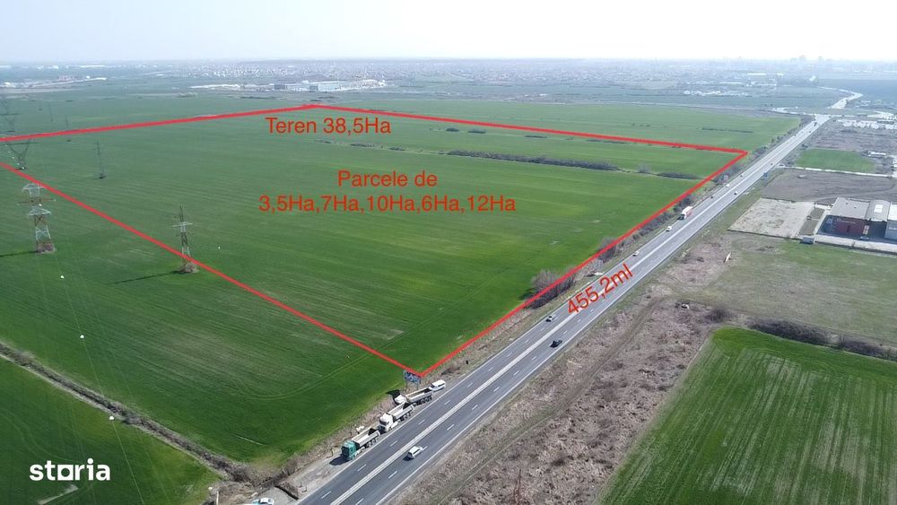 Teren Industrial de Vânzare 38,5Ha Calea Aradului vizavi de MAHLE Timi